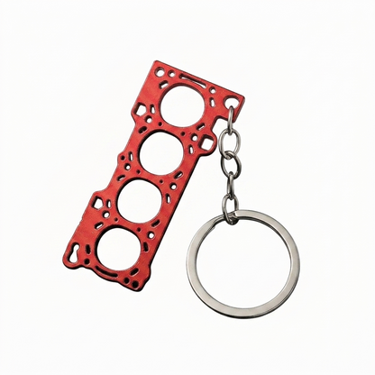 Engine Gasket Keychain