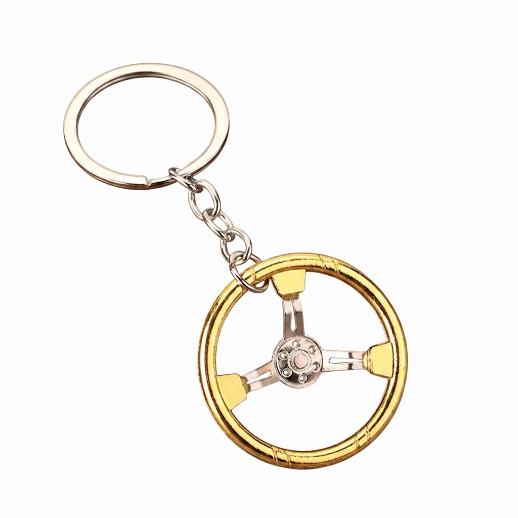 Steering Wheel Keychain