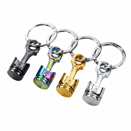 Engine Piston Keychain