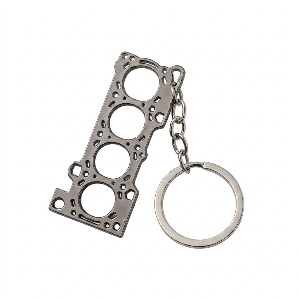 Engine Gasket Keychain